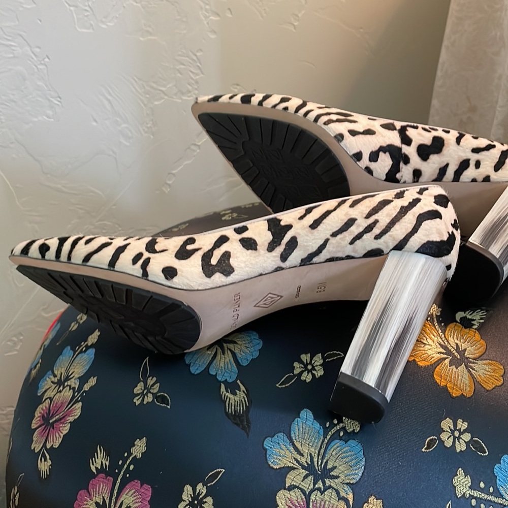 Leopard NWOT Donald Pliner Heels Size 6.5 - Picture 6 of 7